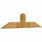 Ekena Millwork Portland Rough Sawn Timber Gable Bracket, Western Red Cedar, 60"W x 15"H x 2"D x 6"F, 6/12 Pitch GBW060X15X0206POR00RWR - alternate 2